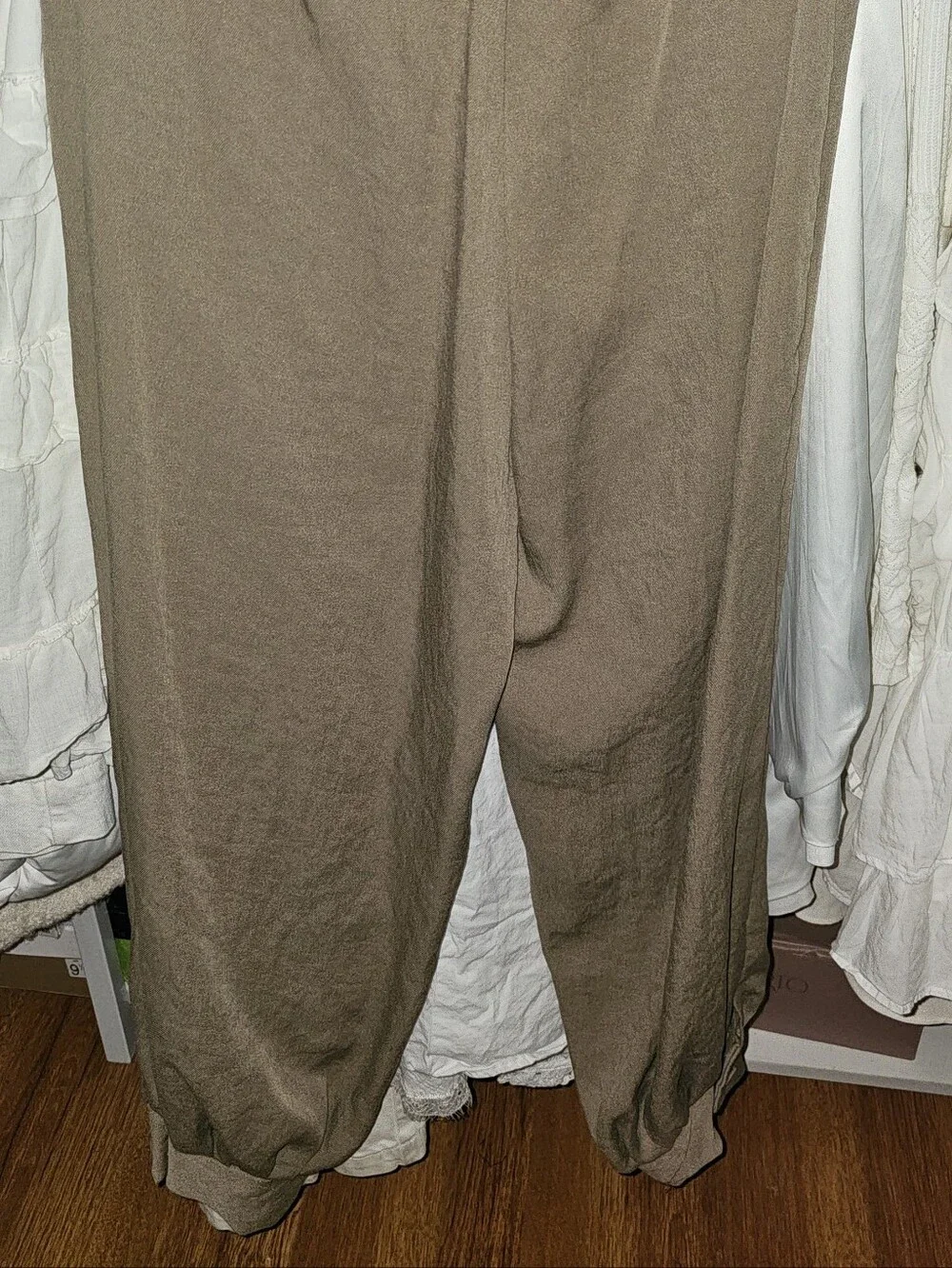 H&M Linen-Blend Button-Up Vest and Matching Balloon-Leg Cuffed Pants Set